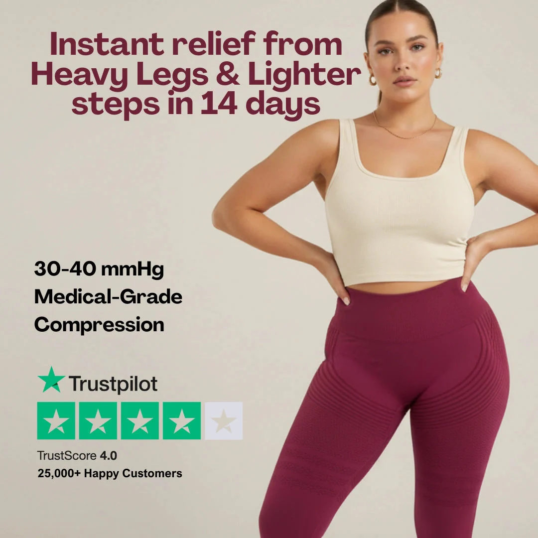 Say Goodbye to Puffy Ankles in Just 48 Hours with Cellumove 3D Compression Leggings